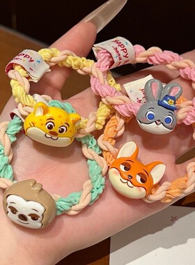 【下单立减50】疯狂动物城新款少女卡通布标朱迪尼克甜美百搭_WH