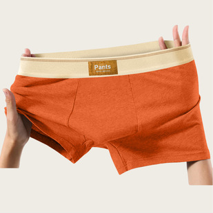 【下单立减50】男士内裤全棉透气大码宽松青年学生舒适平角裤_JK