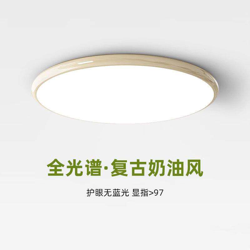 新款电镀法式奶油吸顶灯