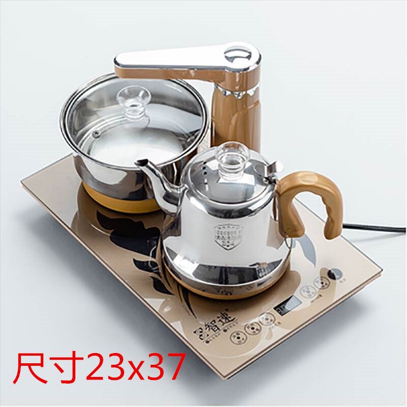 全自动上水壶电茶炉热茶壶家用智能烧水壶不锈钢抽水泡煮茶具套装