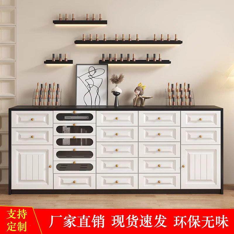 美甲柜子展示柜高端指甲