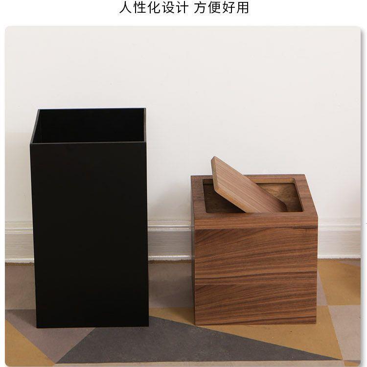 简约风ins网红款木质垃圾