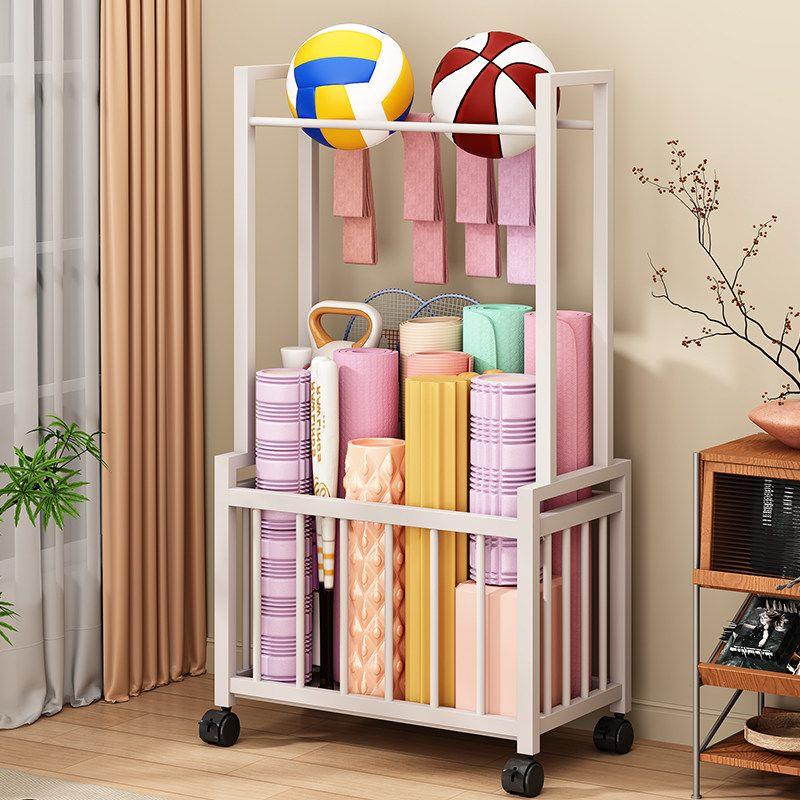 瑜伽垫置物架带轮大容量