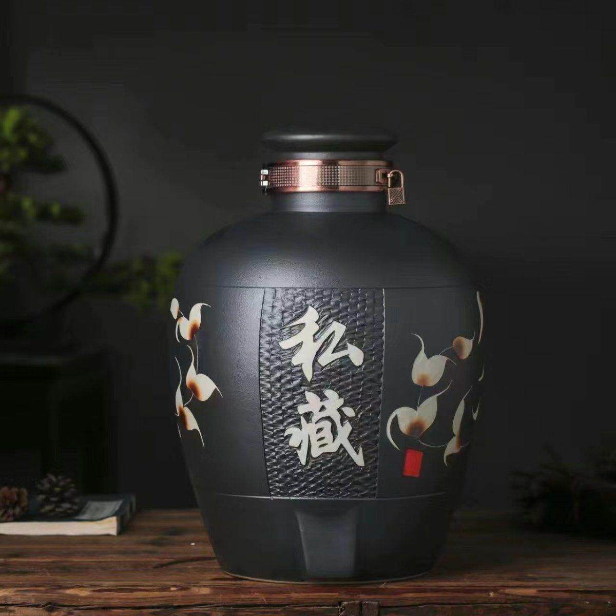 景德镇陶瓷泡酒坛子10斤2