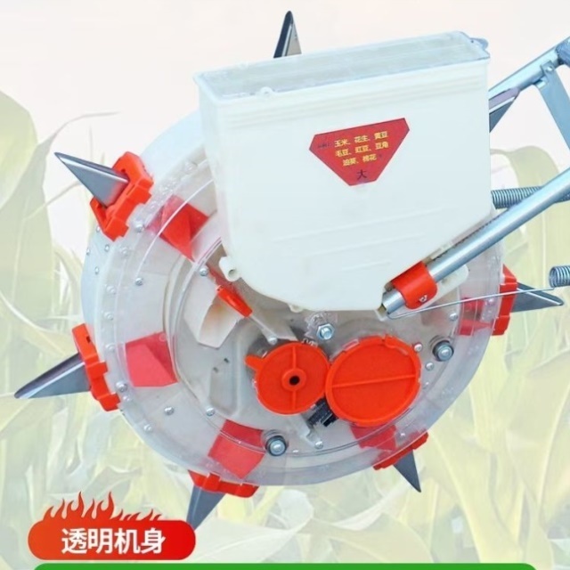 25新款手推式玉米播种机大豆高粱神器多功能花生黄豆谷子农用机器