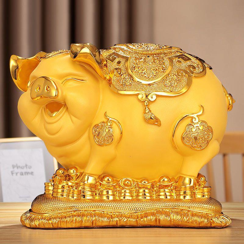 大号金猪摆件存钱罐储招