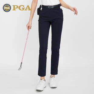 运动弹力长裤 美国PGA 子女春夏季 2023新款 高尔夫裤 配赠可拆卸腰包