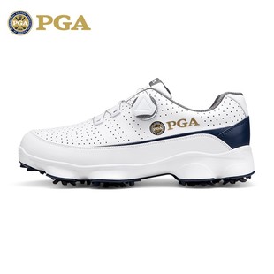 高尔夫男士 新品 球鞋 透气鞋 美国PGA 旋转鞋 防滑活动钉男鞋 子 带