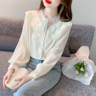 时尚 雪纺衬衫 洋气小衫 气质长袖 已出货2026春装 上衣通勤职业衫 新款