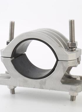 刚性J缆GD-3铝合箍金高压电抱箍卡带底座钢性单芯EFO电缆固定W夹