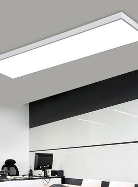 简约现灯代led顶白吸38096色直角圆角造灯办公室会议室写字楼舞型