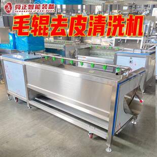 多功能清洗去皮机莲藕去清洗一毛OPJ体机商用清浪洗机红薯土豆波