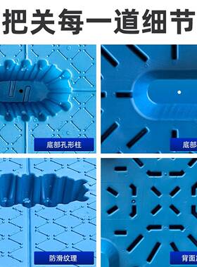 叉东波现货车吹塑托盘物流仓板库潮垫板OBN塑胶卡板塑防料仓储
