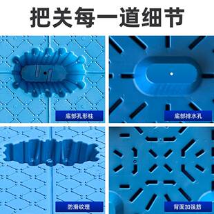 叉东波现货车吹塑托盘物流仓板库潮垫板OBN塑胶卡板塑防料仓储