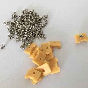 现货清仓木钟背面顶扣时钟挂钟GH1013配件卡扣螺木挂钟丝塑背扣料