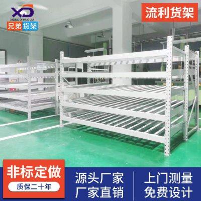 电商分拣架厂家流利货架车间滑动带滚轮滚筒式架厂重型流利条货架,商业/办公家具,仓储货架,淘宝优惠券,粉丝福利购,淘宝优惠卷