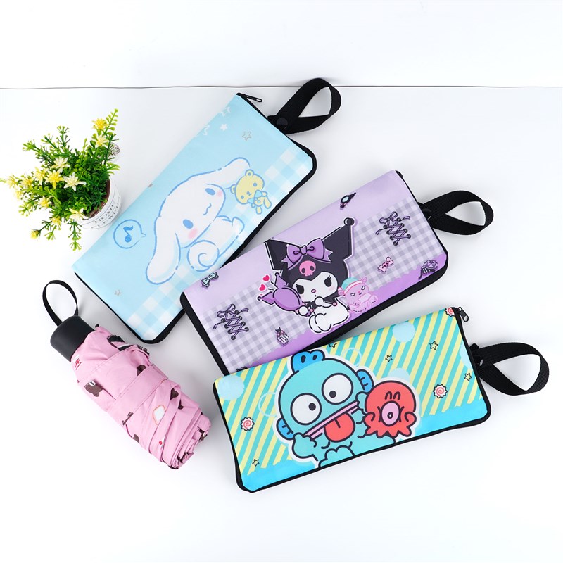 三丽鸥卡通雨伞套吸水伞包女生折叠伞F袋学生环保可携式收纳小袋