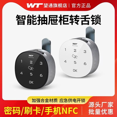 指纹触摸屏电子衣能密码子 抽屉锁 信报箱文件智柜锁门健身柜锁子
