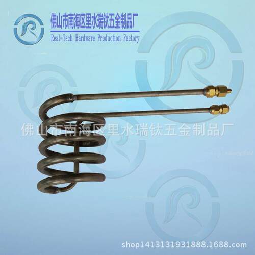 【广东制冷】钛蒸钛发器钛炮海RT1011水制淡化专业冷专用纯盘管异