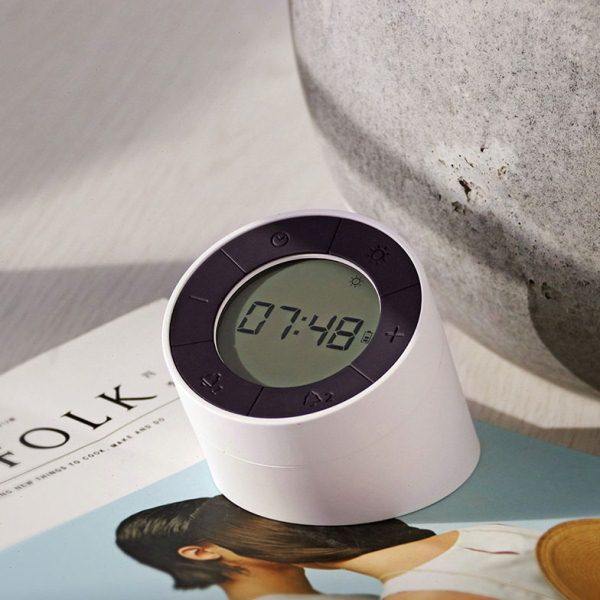 工厂 电子闹钟翻转夜灯简约家居创意可充电无极调光夜灯,厨房/烹饪用具,定时器/计时器/提醒器,淘宝优惠券,粉丝福利购,淘宝优惠卷