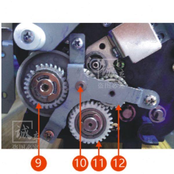 奇普KIP5000 6000工程机显影器齿轮 轴套齿轮 显影左侧齿轮