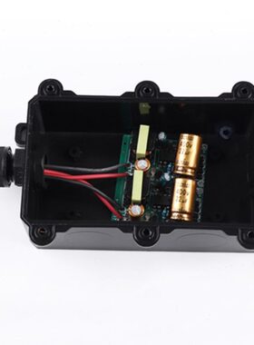 室内户外防水接线盒PC塑料盒IP68防雨埋地外壳黑色电源分线盒家用