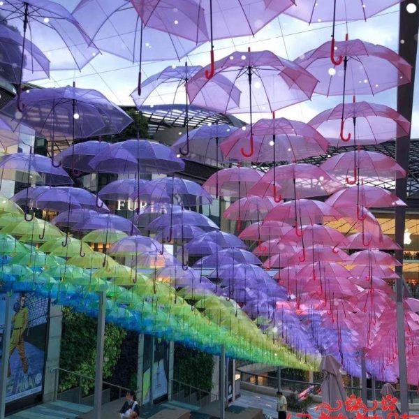 夏季商场步行街广场空中吊饰彩色雨伞挂饰遮阳装饰活动布置美陈,商业/办公家具,商业美陈,淘宝优惠券,粉丝福利购,淘宝优惠卷