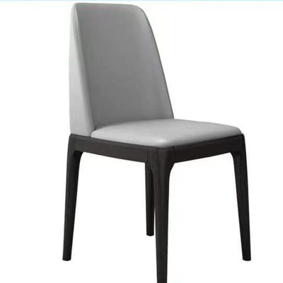 实木餐椅轻奢餐桌椅子家用简约现代北欧餐厅软包凳子餐桌椅靠背椅