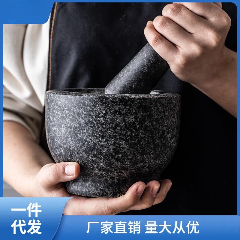 捣蒜器研磨器手动捣蒜石臼蒜泥器家用捣药器压蒜器捣碎罐一件娜幽
