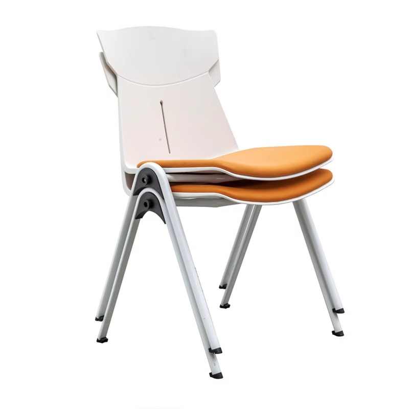 培训办公椅时尚简约洽谈会客接待椅子可叠落会议椅