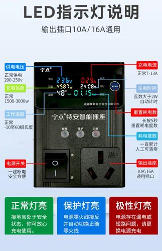 接地宝免地线新能源电动汽车保护插座家用奇瑞北汽宏光MINI小蚂蚁