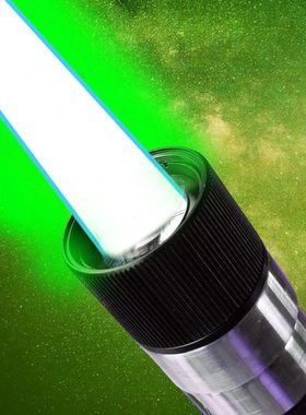 FOX-定制15W天蓝色激光灯大功率绿色镭射激光剑手电爆亮远射