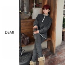 韩系通勤半拉链立领宽松保暖加厚卫衣F1499 定制 MISS RUILI