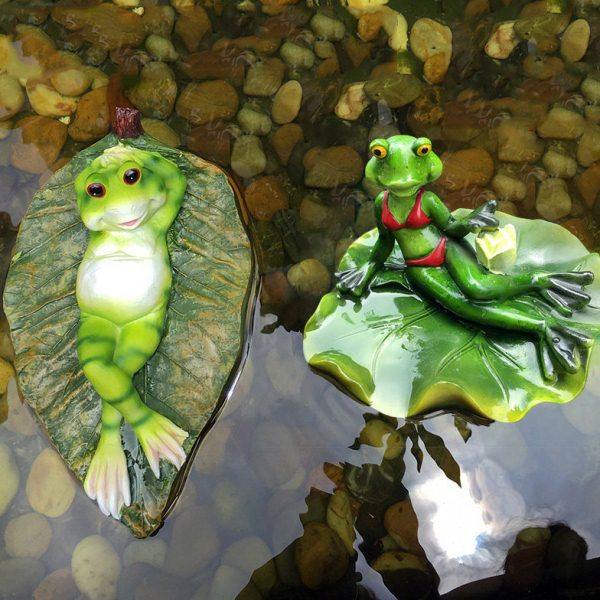 户外花园装饰 庭院创意假山水景鱼缸鱼池装饰造景浮水青蛙摆件,家居饰品,户外/庭院摆件,淘宝优惠券,粉丝福利购,淘宝优惠卷