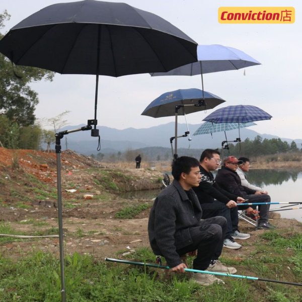 户外遮阳伞雨伞杆子可折叠便携新款摆摊专用加粗钓鱼专用防雨超轻图片