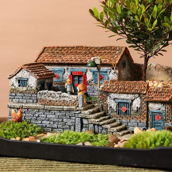 怀旧复古摆件客厅茶几庭院装饰工艺品桌面微景观摆设老房子安金协,饰品/流行首饰/时尚饰品新,摆件,淘宝优惠券,粉丝福利购,淘宝优惠卷