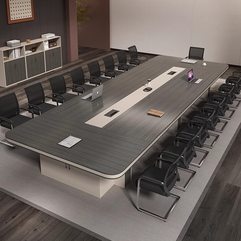办公家具会议桌长桌简约现代长方C形大型洽谈桌椅组合工作台培训