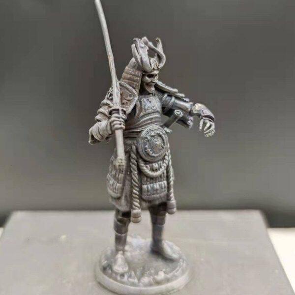 鬼武士纯铜手办古代兵人赏金猎人波巴菲特黑武士暴风白兵模型摆件图片