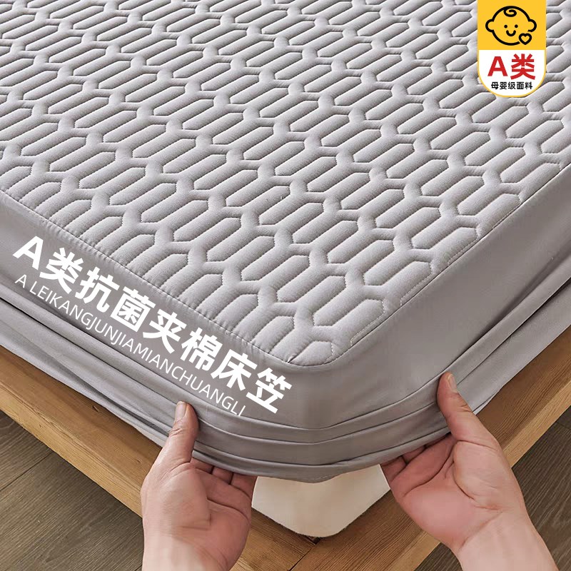 A类夹棉床笠床罩j单件2025新款席梦思床垫保护罩全包防尘床单套yt