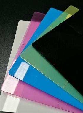 定制现货片材红色双镜面PPpp塑料片材卷材pp隔板胶片拿样