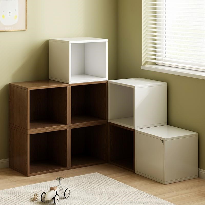 简易小型格子g书架自由组合书柜多格储物收纳柜客厅靠墙隔断飘窗