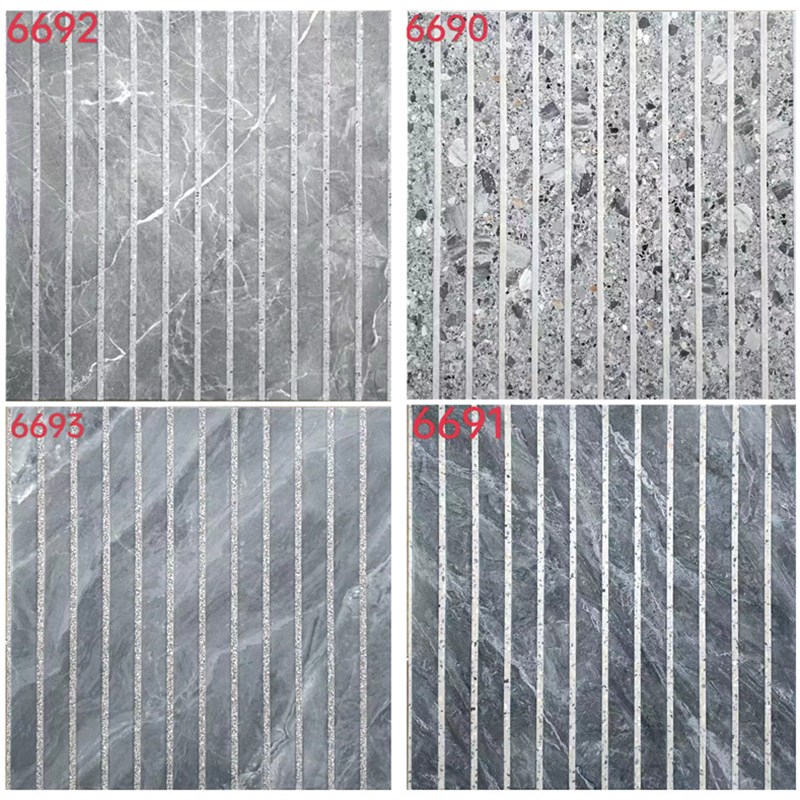 全通体拉槽仿大理石水o磨石地砖600*600瓷砖厨房卫生间防滑地板砖