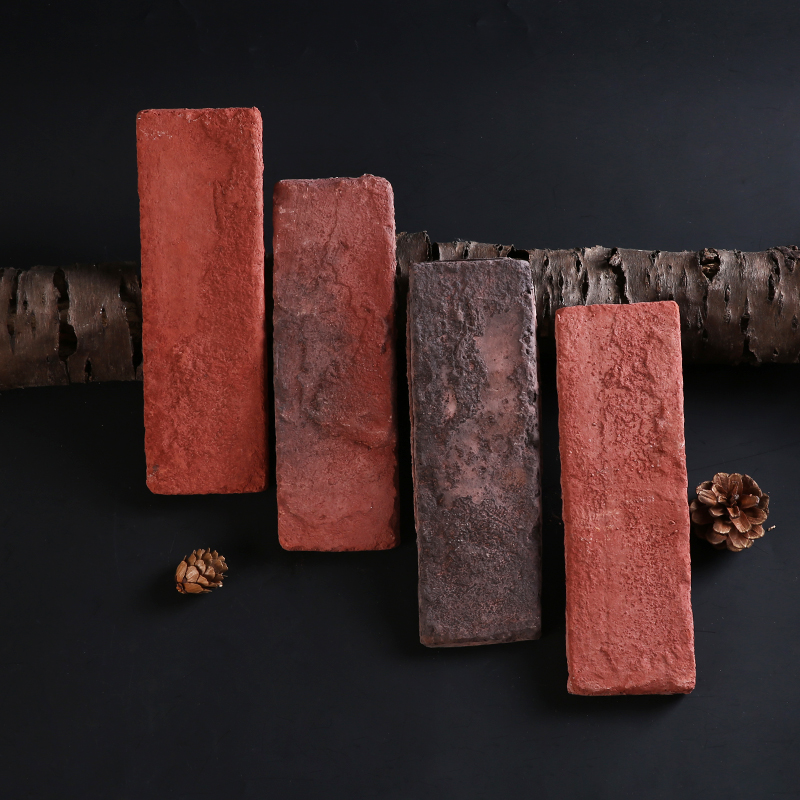 文化砖仿古砖复古红砖外墙电视背景墙文I化石外墙砖白青砖片红砖