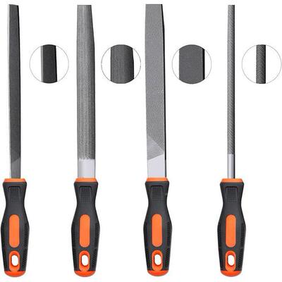 17件锉刀木金工属打磨钢锉三角锉圆形金属锉子带套包组工具17件锉