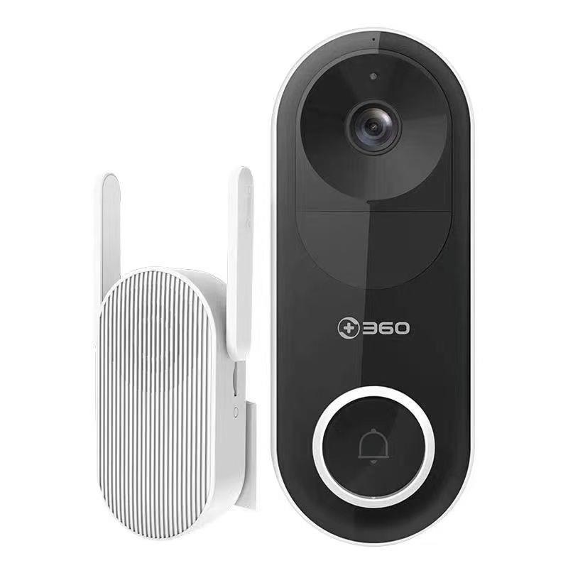 360可视门铃819-939无线智慧屏家庭安防套装家用猫眼联动智能