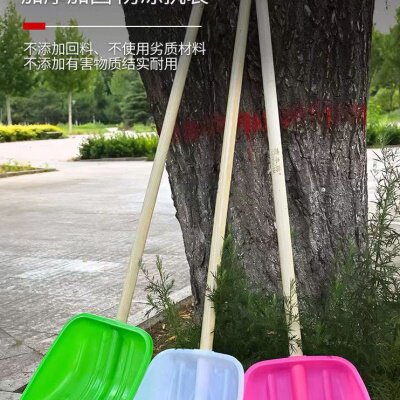 加厚塑料铲子锨钢化农用粮食大号工具塑钢锹头铁锹除雪特大号铁铲