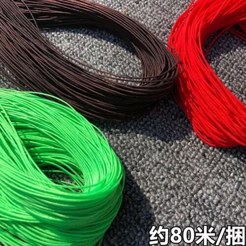 高强度高档棕绳鱼具护杆绳0.8-2.0mm杆稍绳护线竿稍绳竿稍线高端