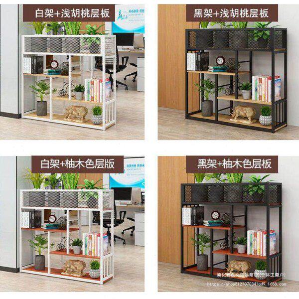 玄关隔断置物架铁艺公室书架展示架落地花架子火锅店餐厅网红