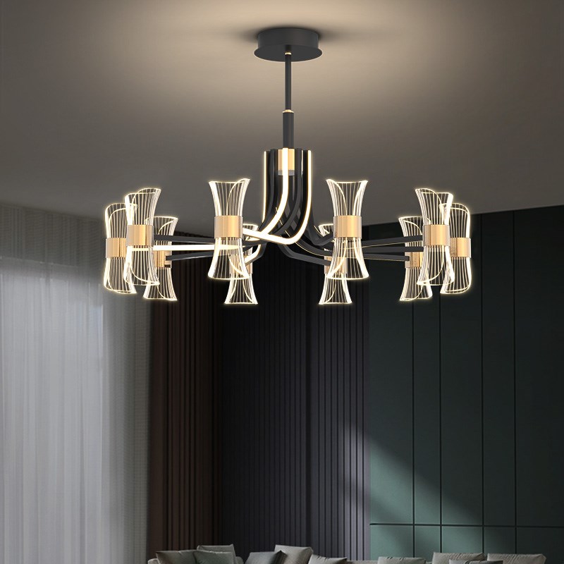 客厅灯现代简约i吊灯轻奢大气餐厅灯创意个性小蛮腰2024年新款灯