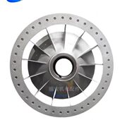 相复励有刷无刷柴油发电机组铝风叶 电球双轴承转子散热排风扇叶